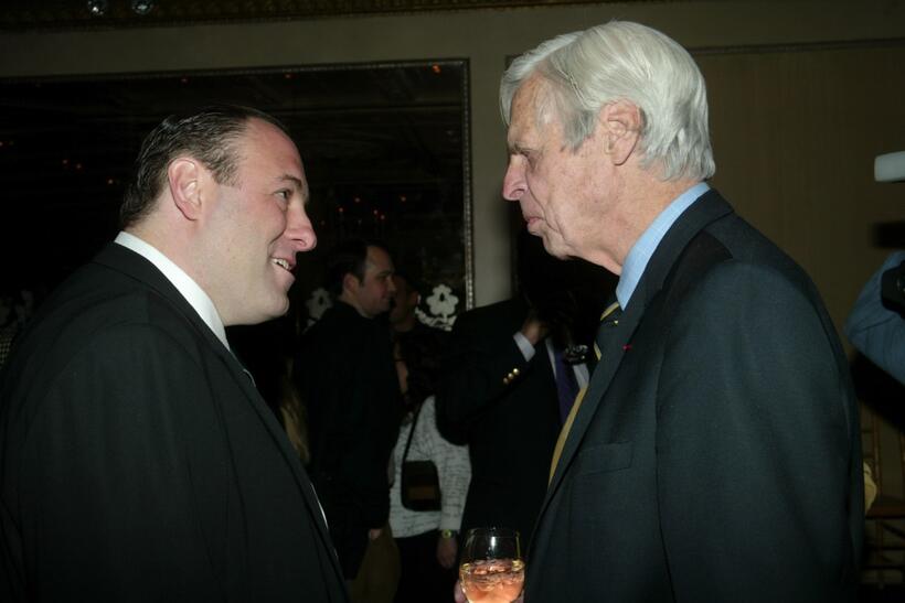 George Plimpton and James Gandolfini at the 12th Annual Benefit.