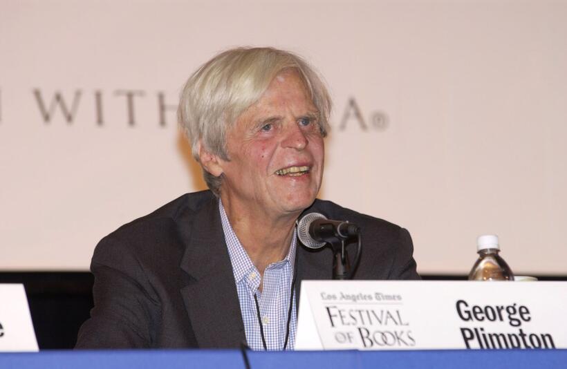 George Plimpton at the Los Angeles Times "Festival of Books" event.
