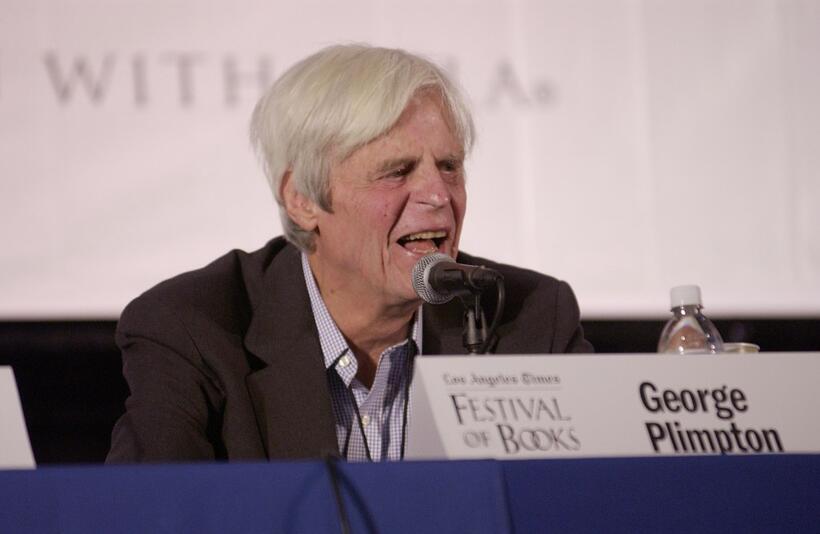 George Plimpton at the Los Angeles Times "Festival of Books" event.