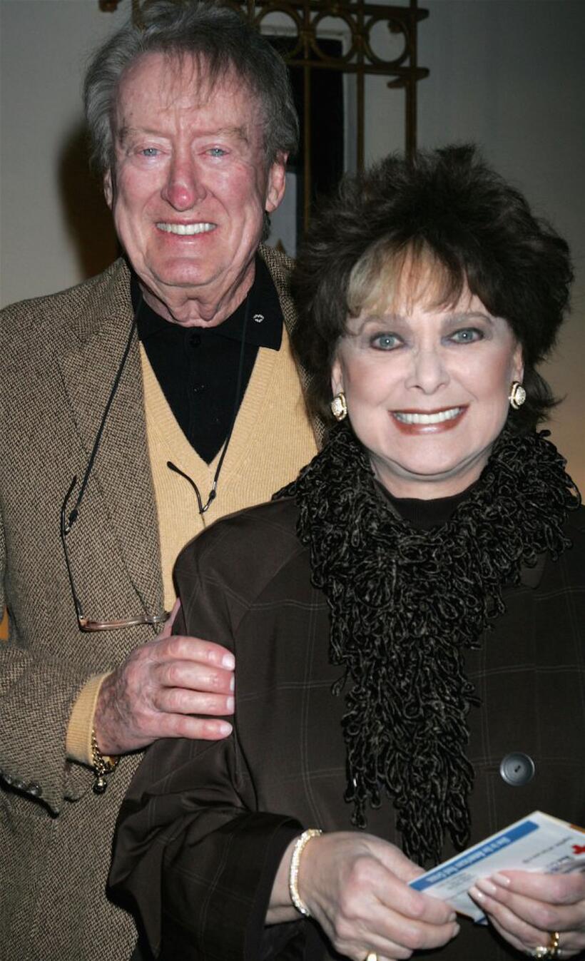 Tom Poston and Suzanne Pleshette at the celebrity opening night of "Jay Johnson: The Two and Only."