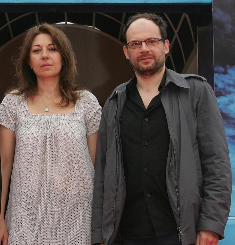 Valerie Benguigui and Denis Podalydes at the premiere of "La Vie d'Artiste" during the 33rd Deauville American Film Festival.