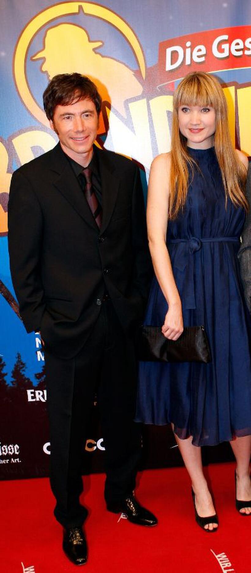 Michael Bully Herbig and Lisa Maria Potthoff at the German premiere of "Brandner Kaspar."