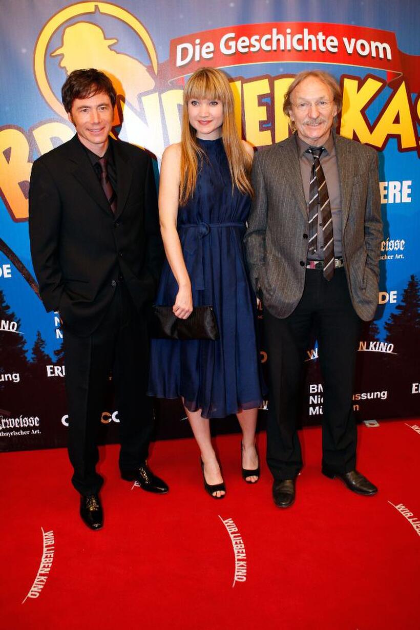 Michael Bully Herbig, Lisa Maria Potthoff and Franz Xaver Kroetz at the German premiere of "Brandner Kaspar."
