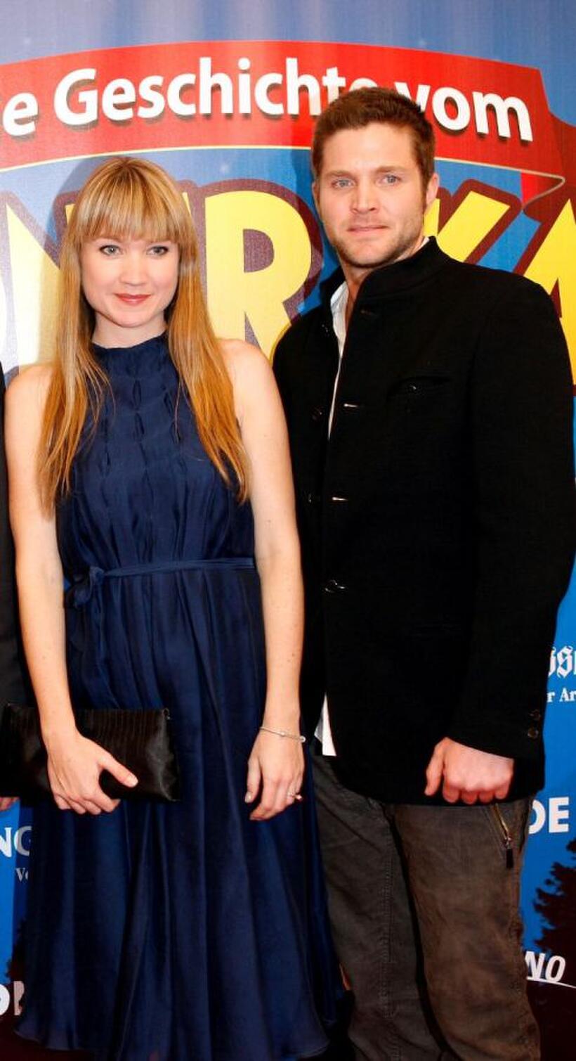 Lisa Maria Potthoff and Peter Ketnath at the German premiere of "Brandner Kaspar."