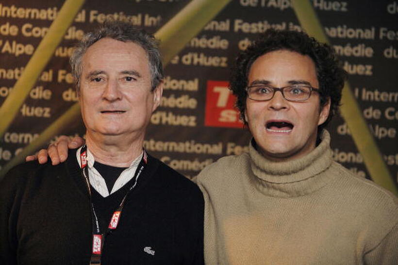 Daniel Prevost and Soren Prevost at the photocall of "Surnombre" during the 10th International Comedy Film Festival.