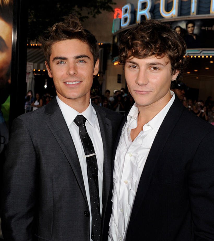 Zac Efron and Augustus Prew at the California premiere of "Charlie St. Cloud."