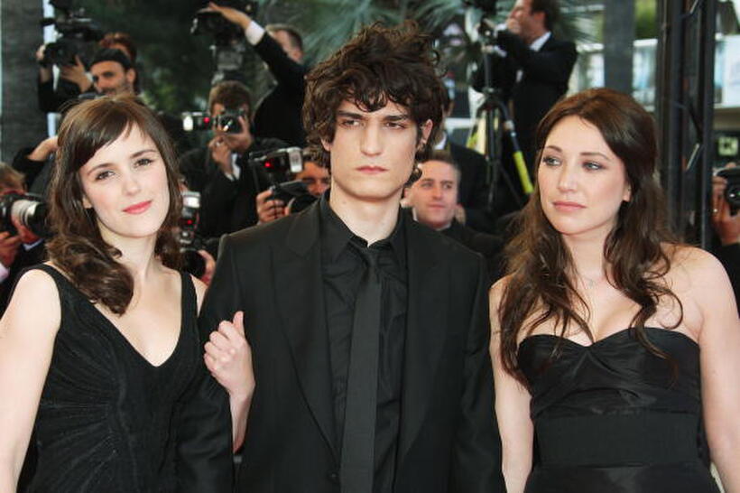 Clementine Poidatz, Louis Garrel and Laura Smet at the premiere of "La Frontiere De L'Aube" during the 61st International Cannes Film Festival.