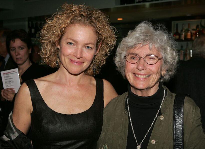 Amy Irving and Priscilla Pointer at the after party of the opening night of "A Safe Harbor For Elizabeth Bishop."