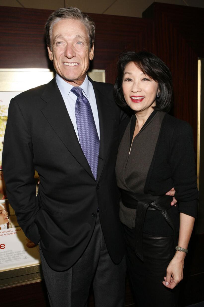 Maury Povich and Connie Chung at the New York special screening of "Feast of Love."