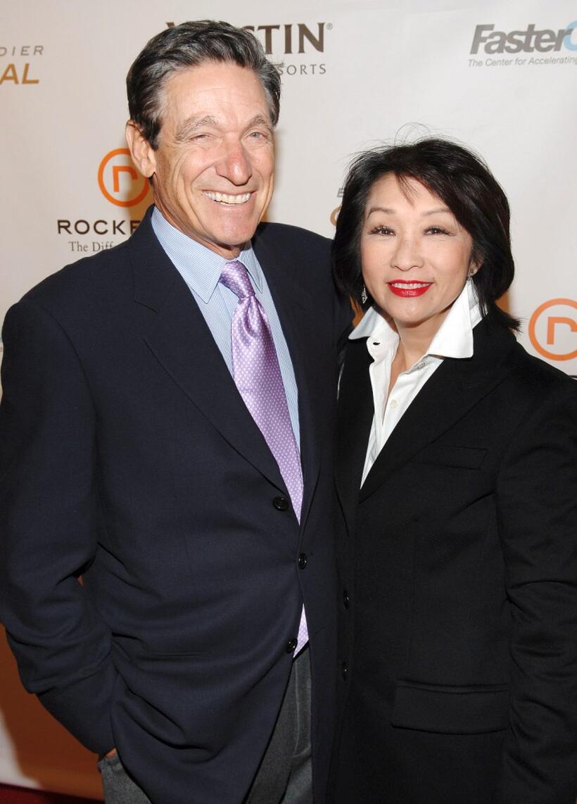 Maury Povich and Connie Chung at the Esquire Magazine Honors Sumner Redstone.