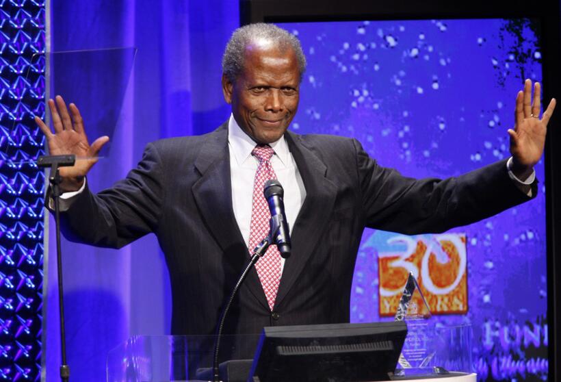 Sidney Poitier at the Fulfillment Fund's Annual Stars Gala.