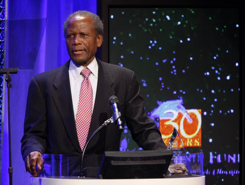 Sidney Poitier at the Fulfillment Fund's Annual Stars Gala.
