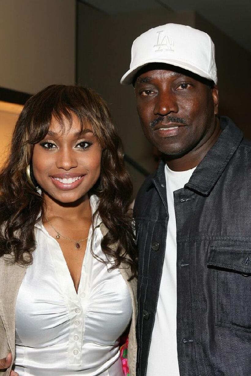 Angell Conwell and Clifton Powell at the screening of "Contradictions Of The Heart."