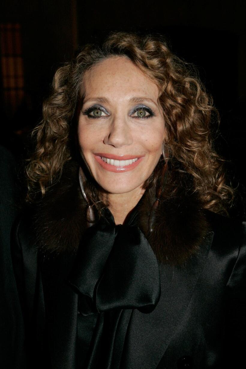 Marisa Berenson at the Valentino fashion show during Paris Fashion Week (Haute Couture) Spring-Summer.