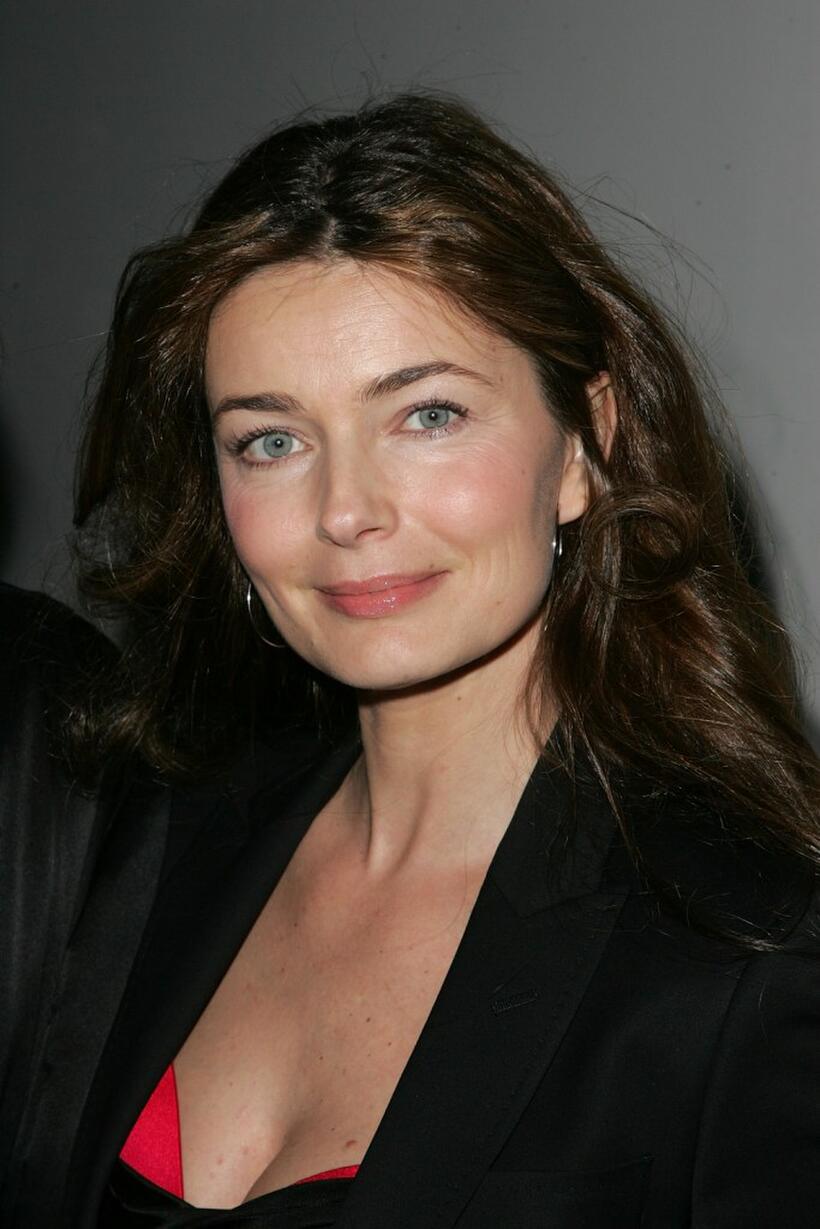 Paulina Porizkova at the Michon Schur Fall 2007 fashion show.
