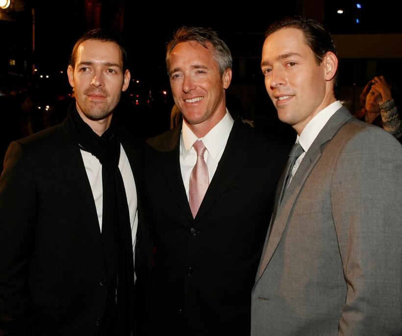 Michael Polish, J. Geyer Kosinski, and Mark Polish at the premiere of "The Astronaut Farmer."
