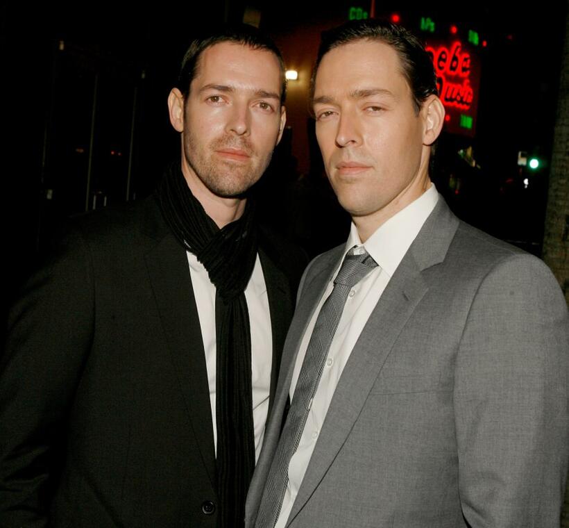 Michael Polish and Mark Polish at the premiere of "The Astronaut Farmer."