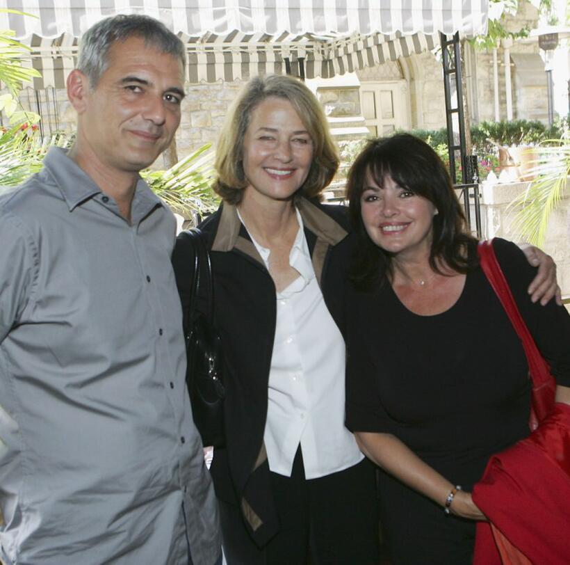 Director Laurent Cantet, Charlotte Rampling and Louise Portal at the Unifrance Press luncheon during the 30th Toronto International Film Festival.