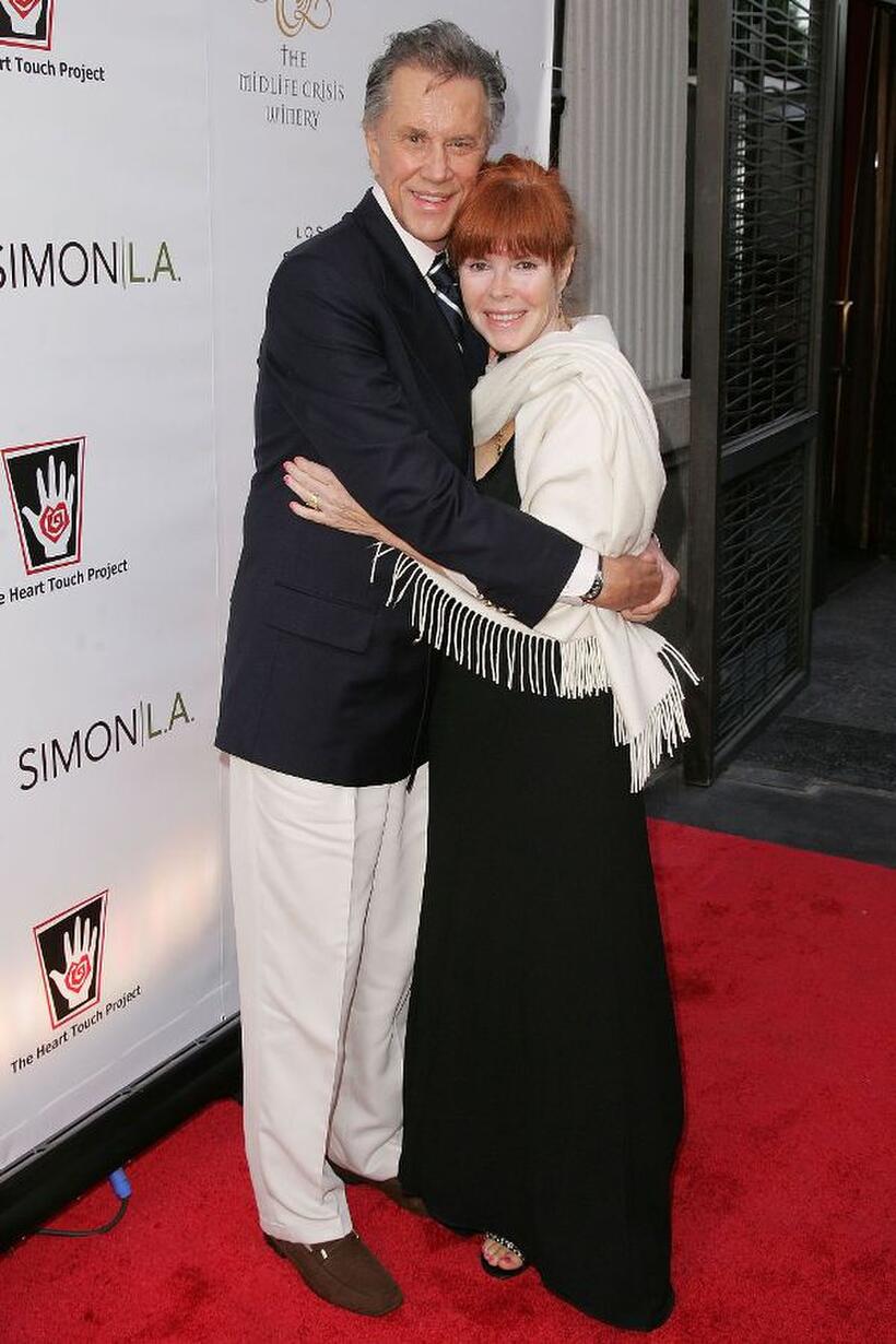 Andrew Prine and producer Heather Lowe at the Heart Touch Project's "One Night, One Heart" tribute dinner.