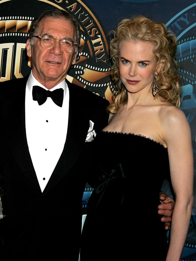 Sydney Pollack and Nicole Kidman at the American Society of Cinematographers 20th Annual Outstanding Achievement Awards.