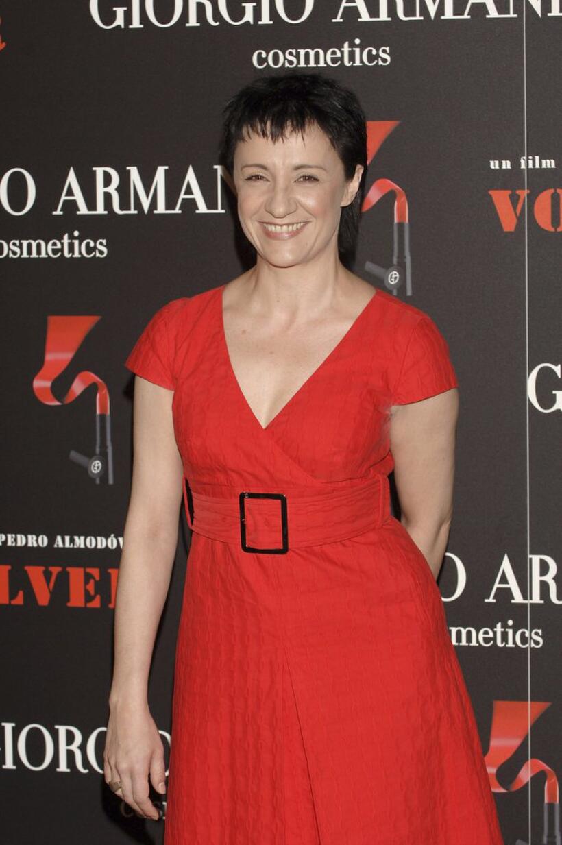 Blanca Portillo at the photocall of "Volver."