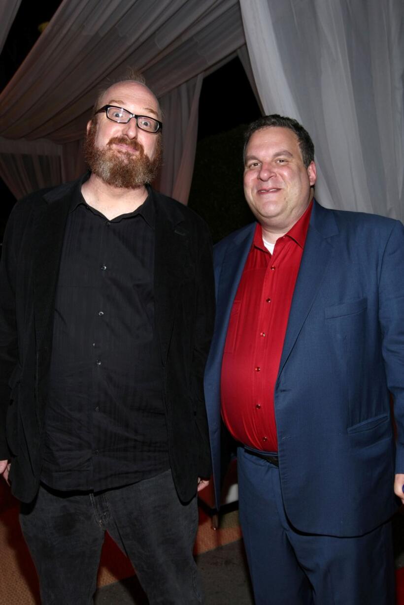 Brian Posehn and Jeff Garlin at the Comedy Central Roast Of Bob Saget.