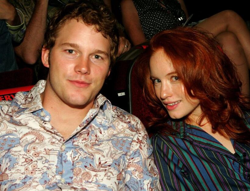 Chris Pratt and Maria Thayer at the opening night of "Strangers With Candy."