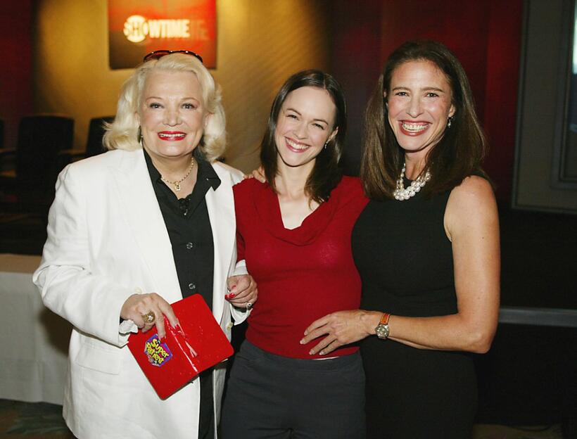 Gena Rowlands, Susan May Pratt and Mimi Rogers at the Summer TCA.