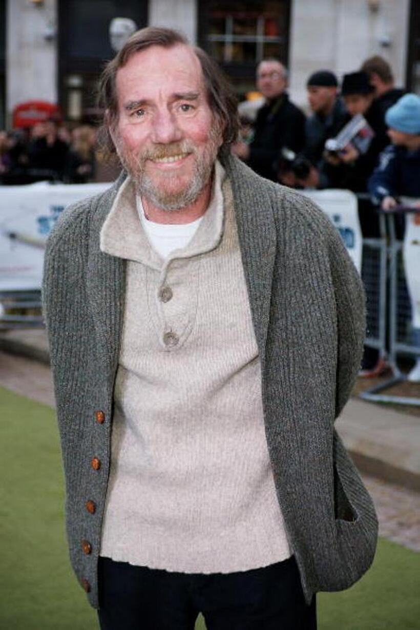 Pete Postlethwaite at the premiere of "The Age of Stupid."