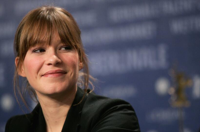Franka Potente at the press conference for "The Elementary Particles".