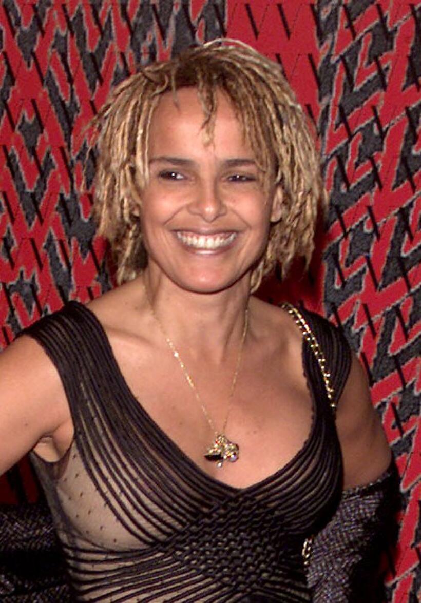 Shari Belafonte at the Valentino 40th Anniversary Event.