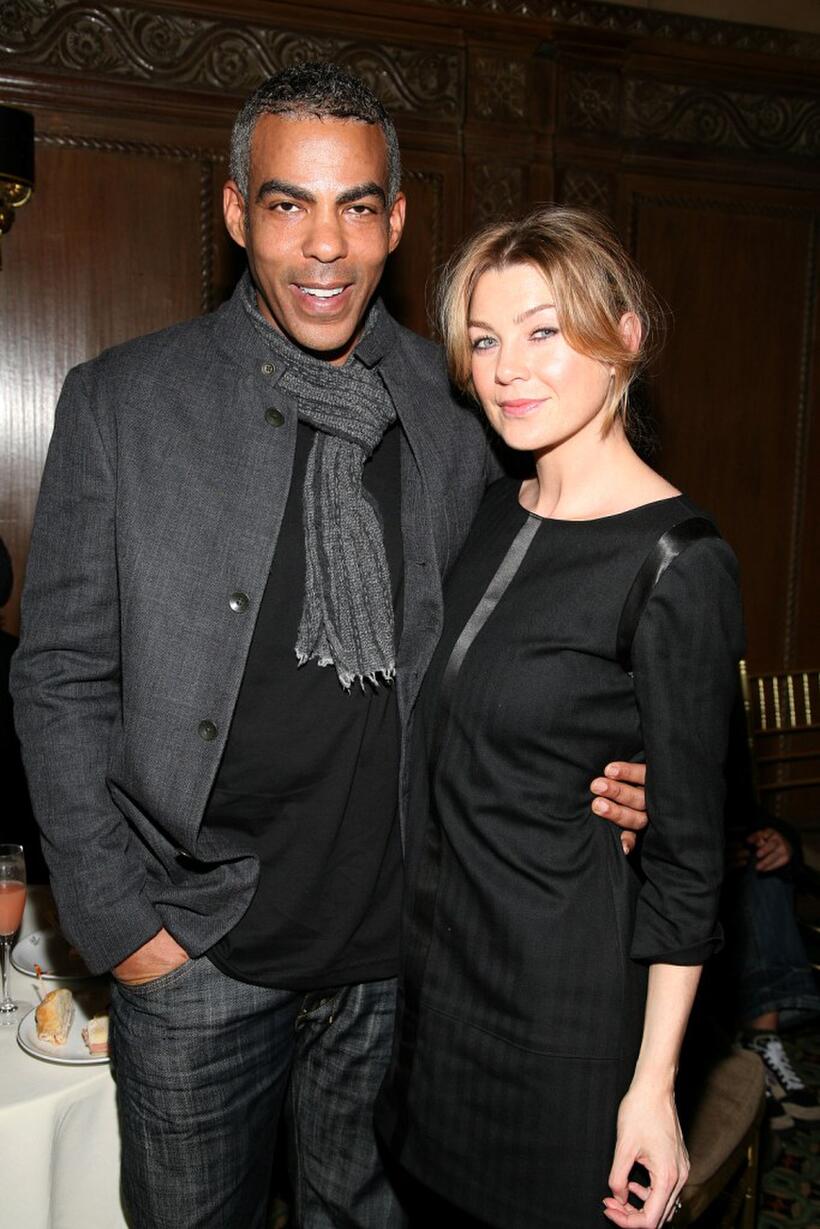 Chris Ivery and Ellen Pompeo at the Rag & Bone Fall 2008 fashion show during the Mercedes-Benz Fashion Week Fall 2008.