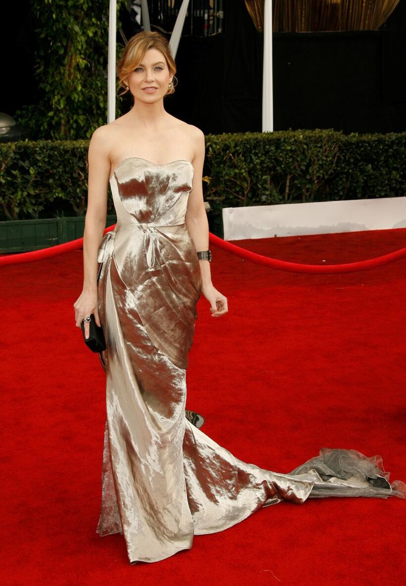 Ellen Pompeo at the 14th annual Screen Actors Guild awards.