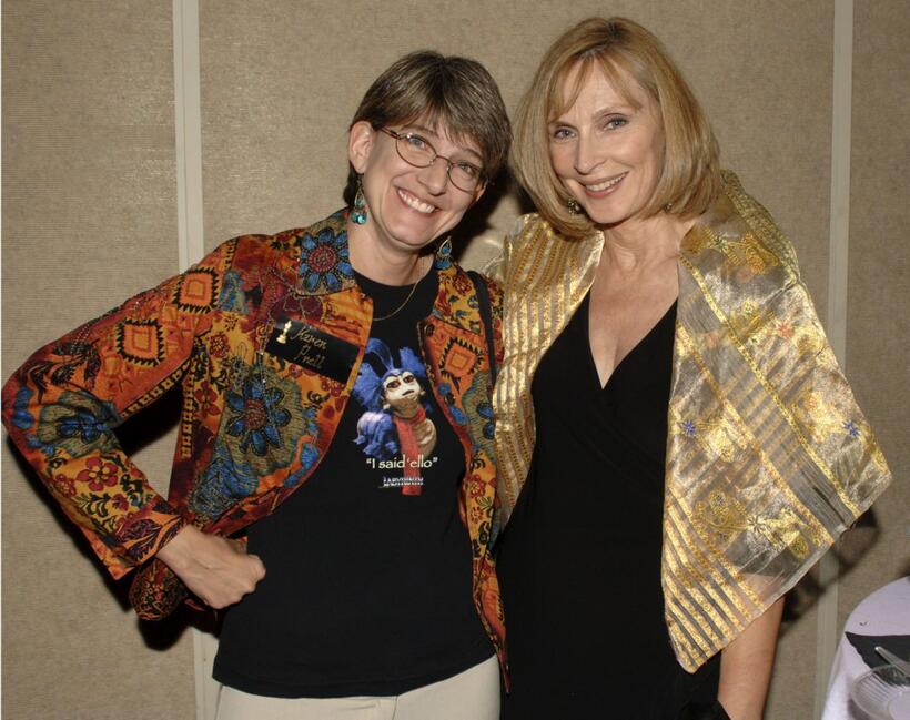 Karen Prell and Director Cheryl Gates McFadden at the special 20th Anniversary screening of "Labyrinth."