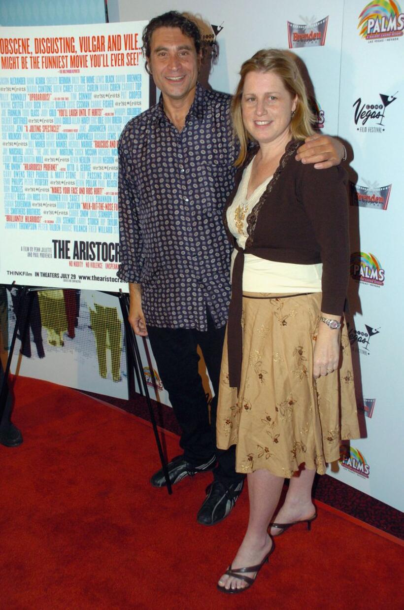 Paul Provenza and Emily Jilette at the screening of "The Aristocrats."