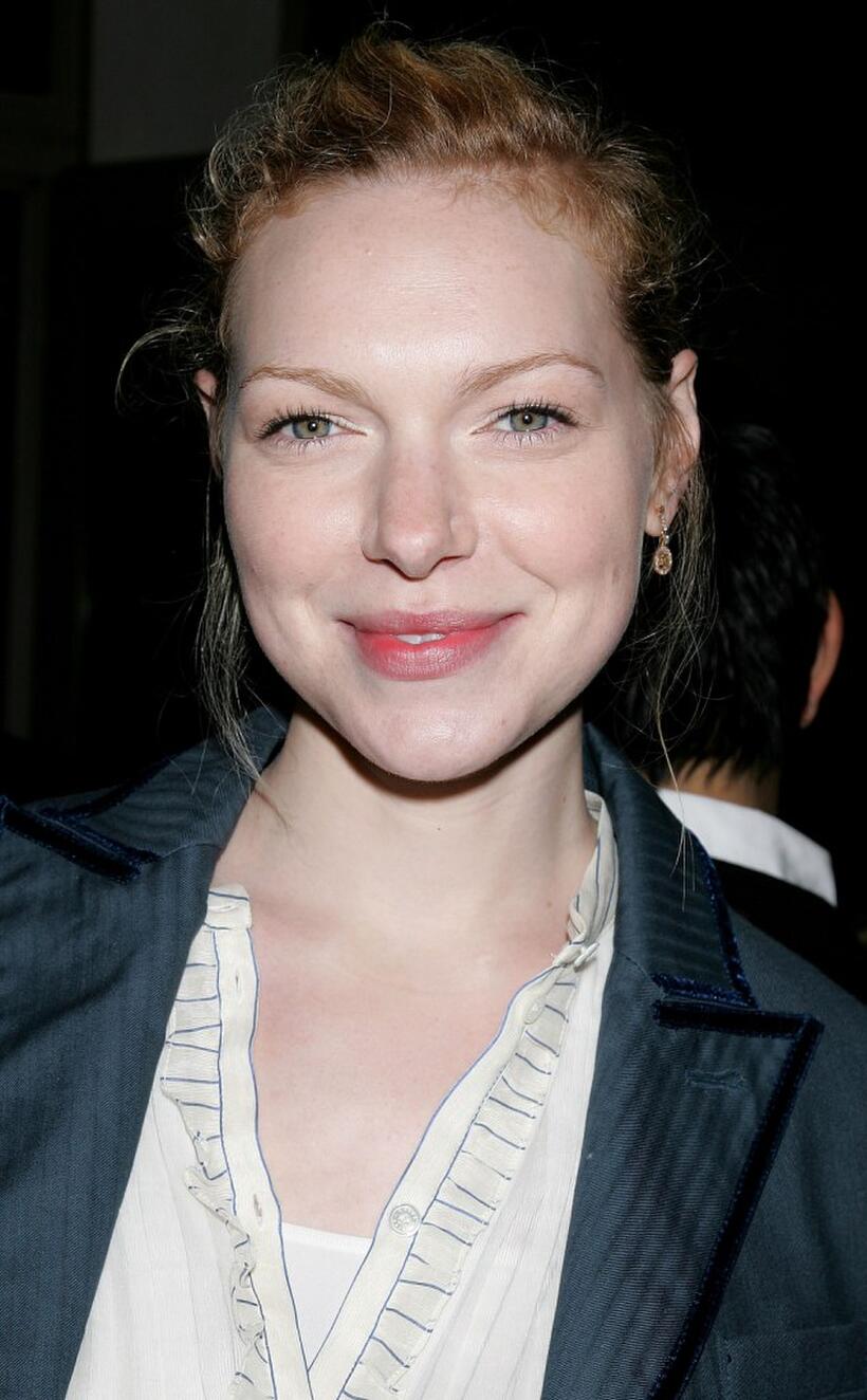 Laura Prepon at the party to celebrate the launch of Helio, a new mobile communications service.