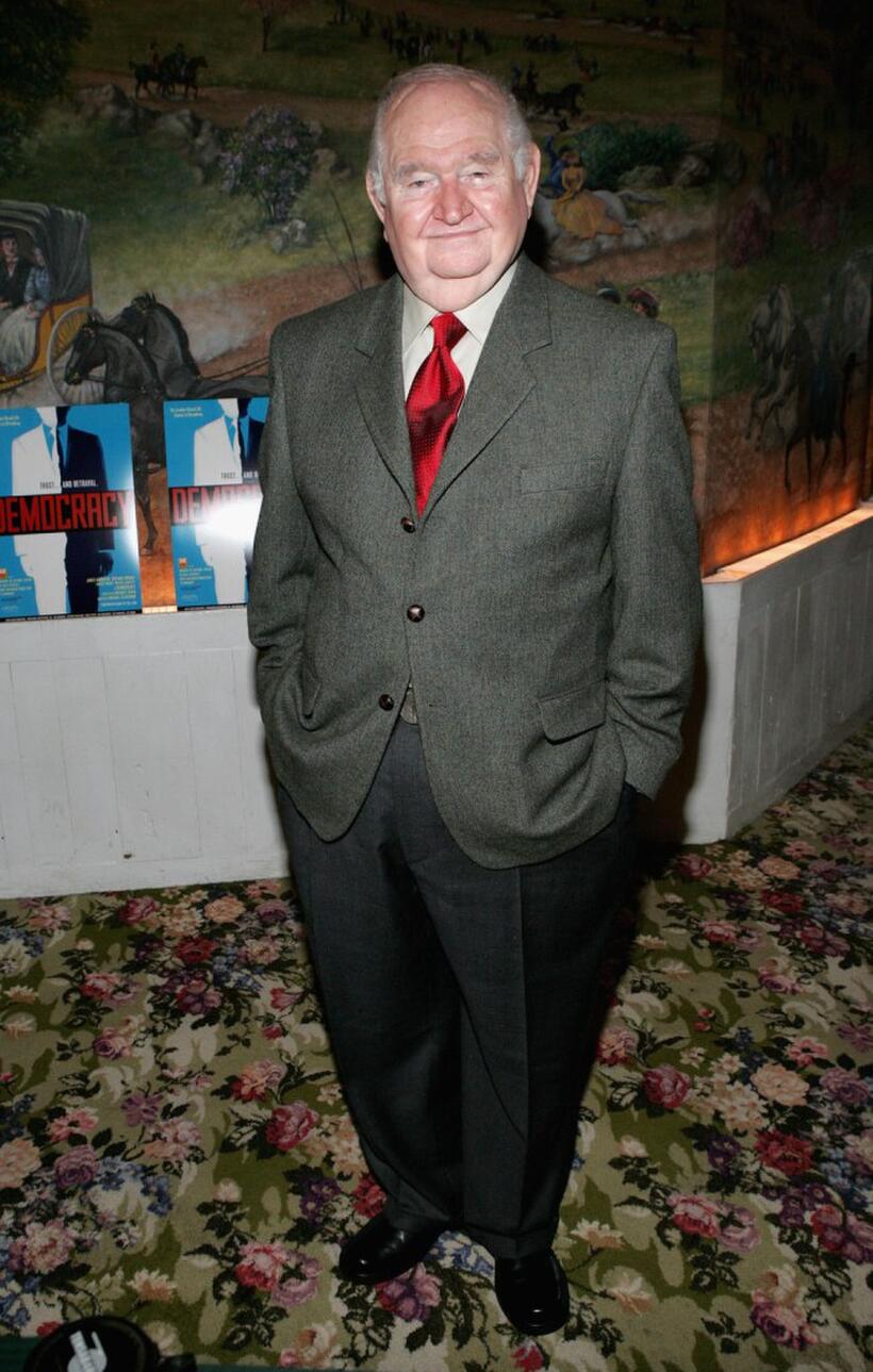 Robert Prosky at the after party of the opening night of "Democracy."