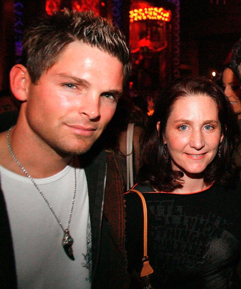 Brian Presley and Lauren Mays at the After Dark HorrorFest 2007 kick off party.