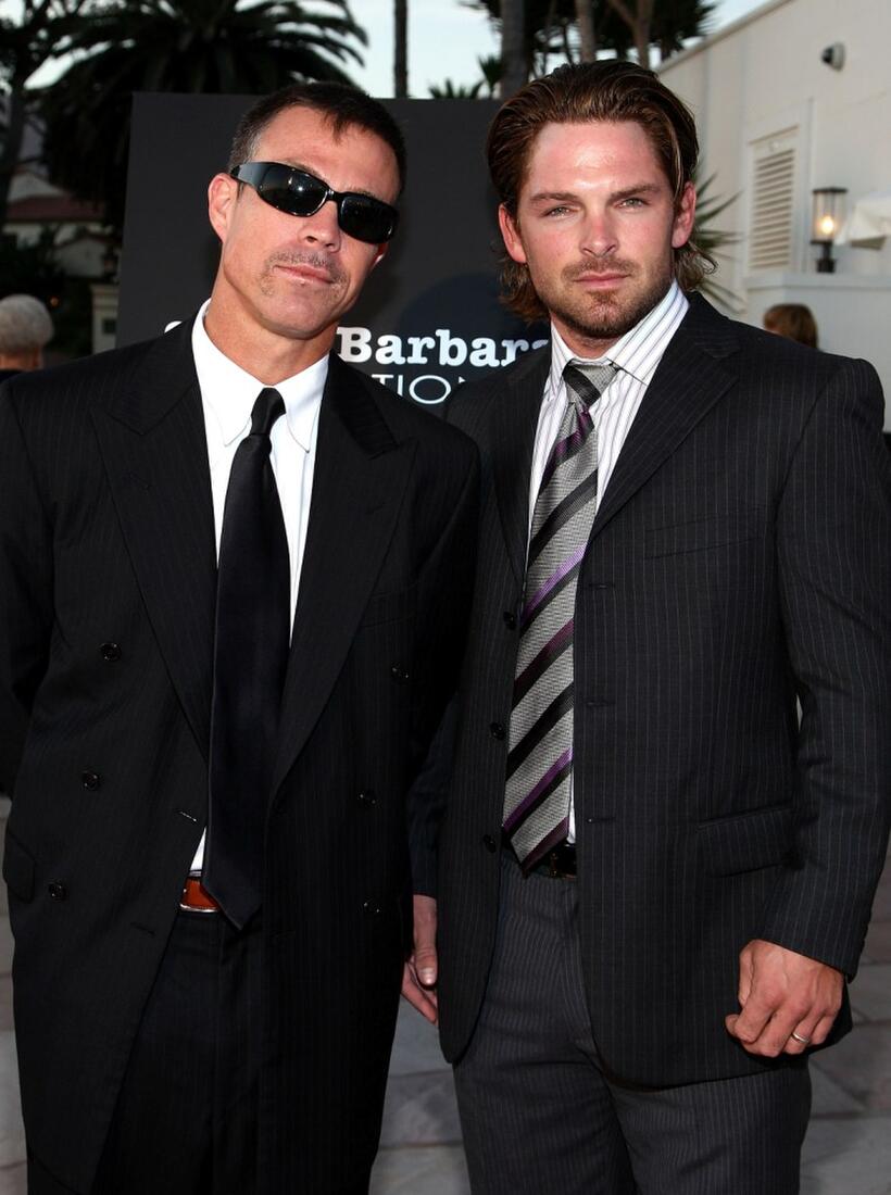 Ash Adams and Brian Presley at the SBIFF's 3rd Annual Kirk Douglas Award For Excellence in Film.