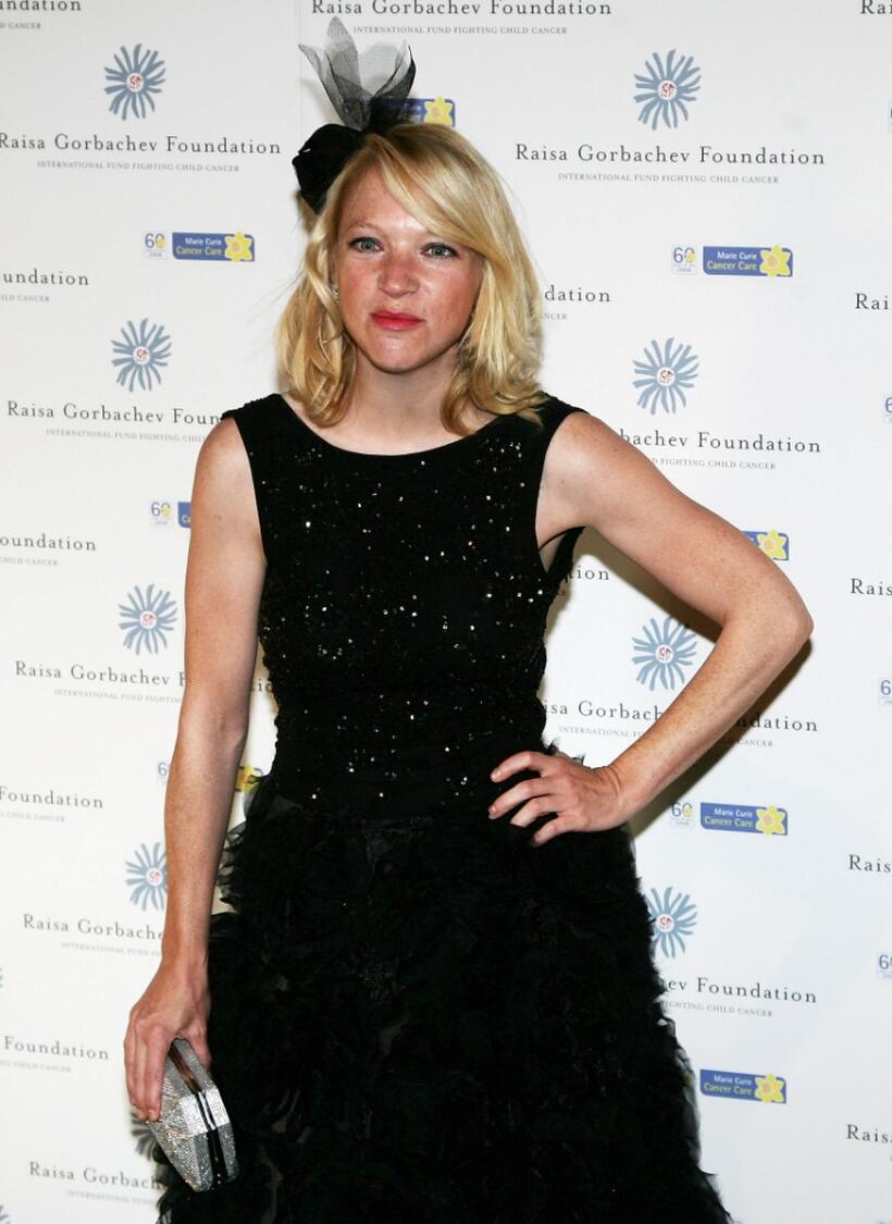 Natalie Press at the Raisa Gorbachev Foundation party.