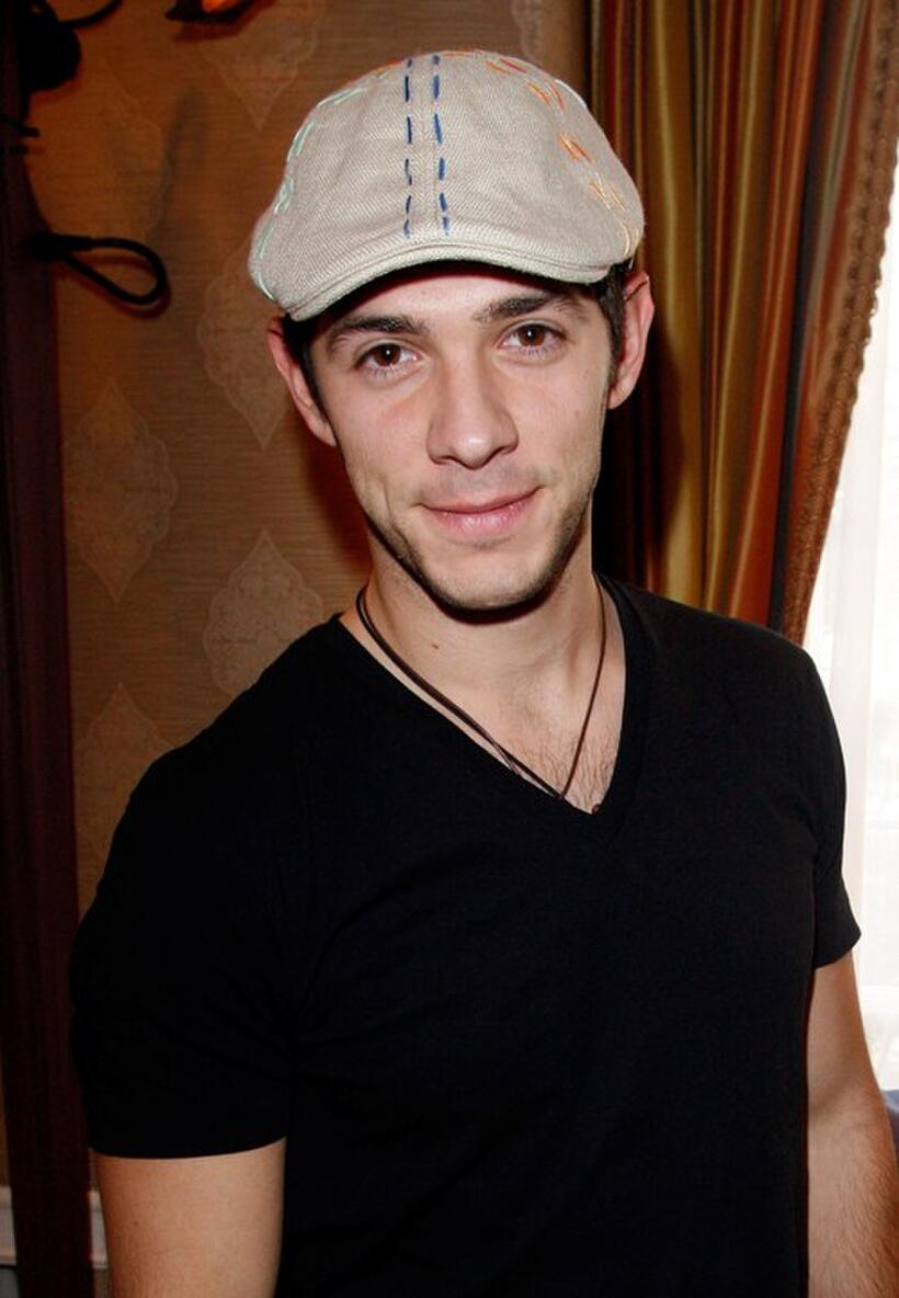 Michael Rady at the Block Headwear display during the 67th Annual Golden Globe Awards.