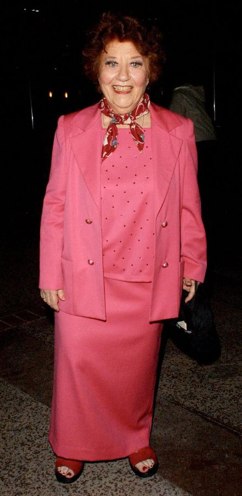 Charlotte Rae at the S.T.A.G.E. tribute to musician Jerry Herman to benefit the Actor's Fund.