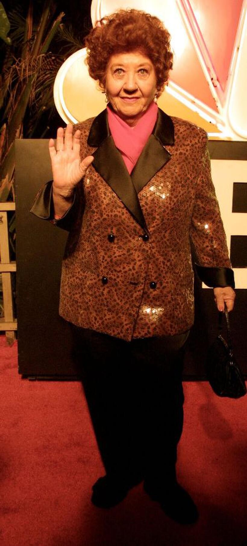 Charlotte Rae at the NBC's 75th Anniversary All-Star Reception.