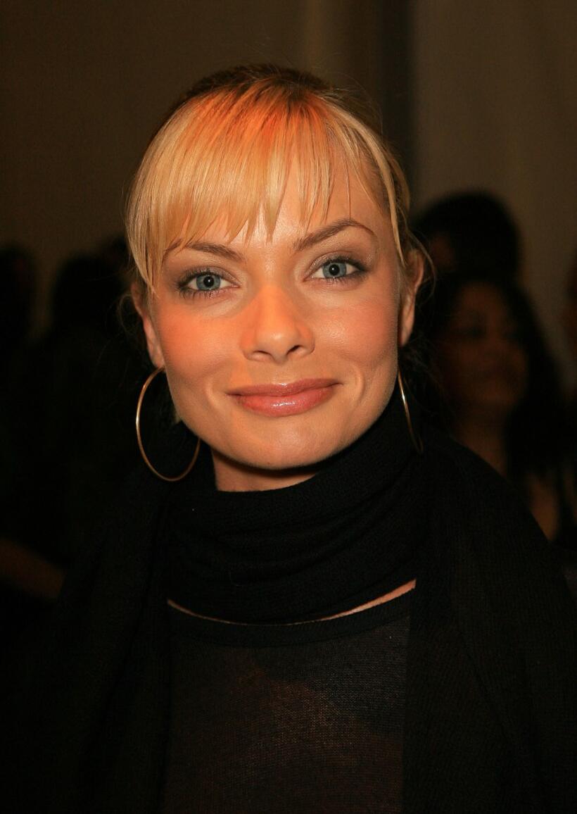 Jaime Pressly at the Mercedes Benz Fashion Week.