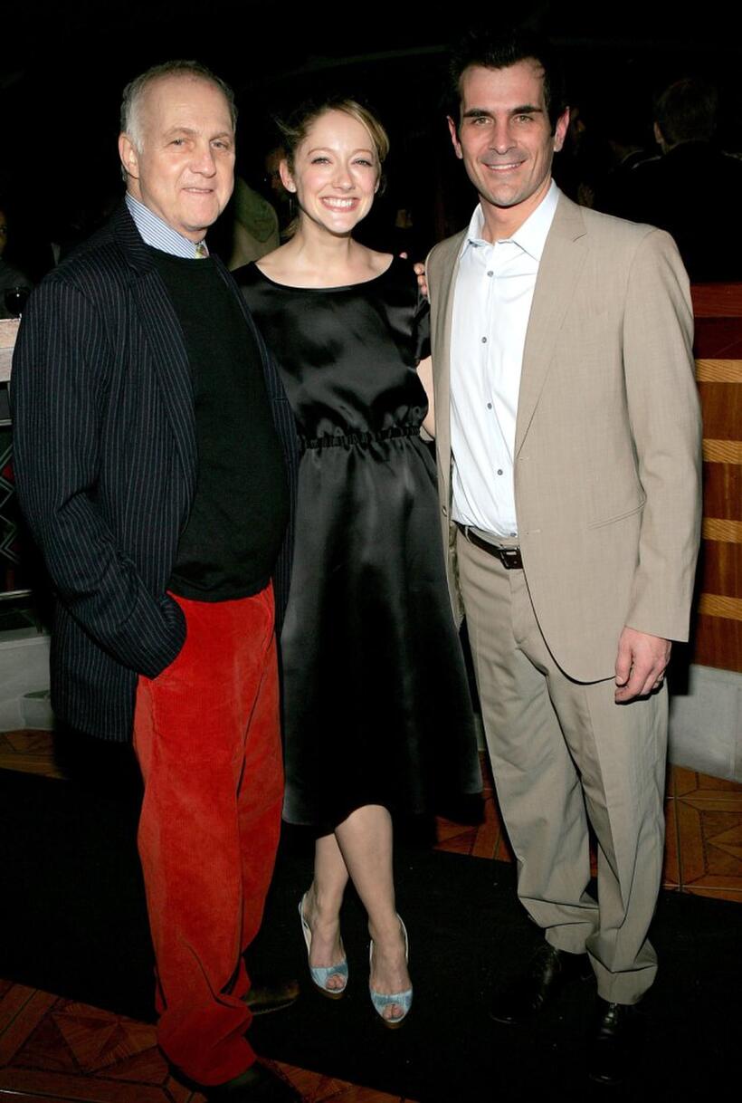 Lawrence Pressman, Judy Greer and Ty Burrell at the opening night after party of "Show People."
