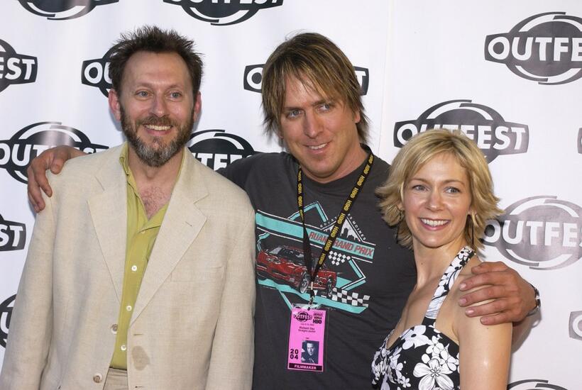 Michael Emerson, Director Richard Day and Carrie Preston at the Outfest 2004 Awards Night during the 22nd L.A. Gay and Lesbian Film Festival.