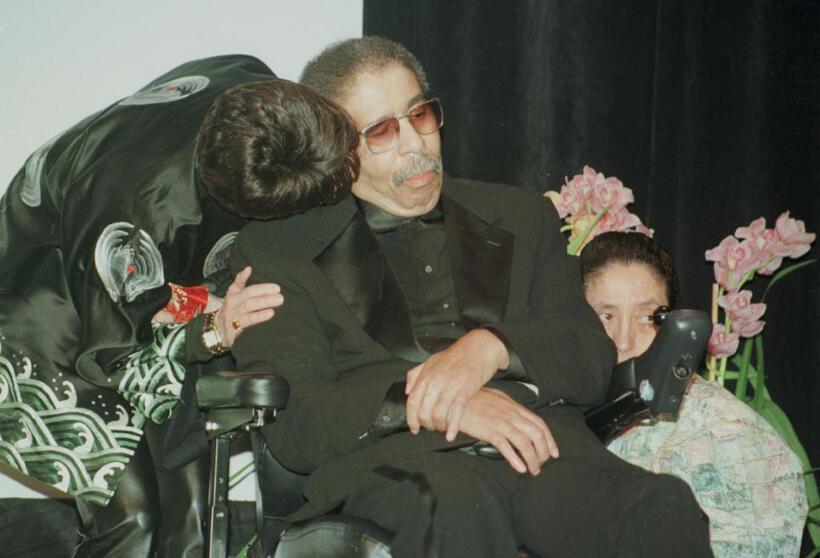 Richard Pryor and his wife Jennifer at the Santa Barbara International Film Festival.