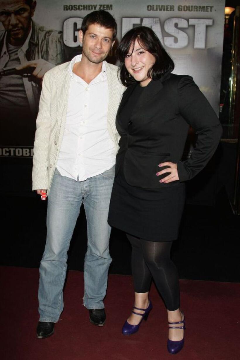 Marilou Berry and Guest at the premiere of "Go Fast."