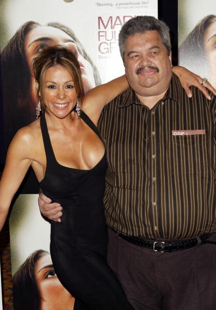 Patricia Rae and Orlando Tobon at the premiere of "Maria Full of Grace."