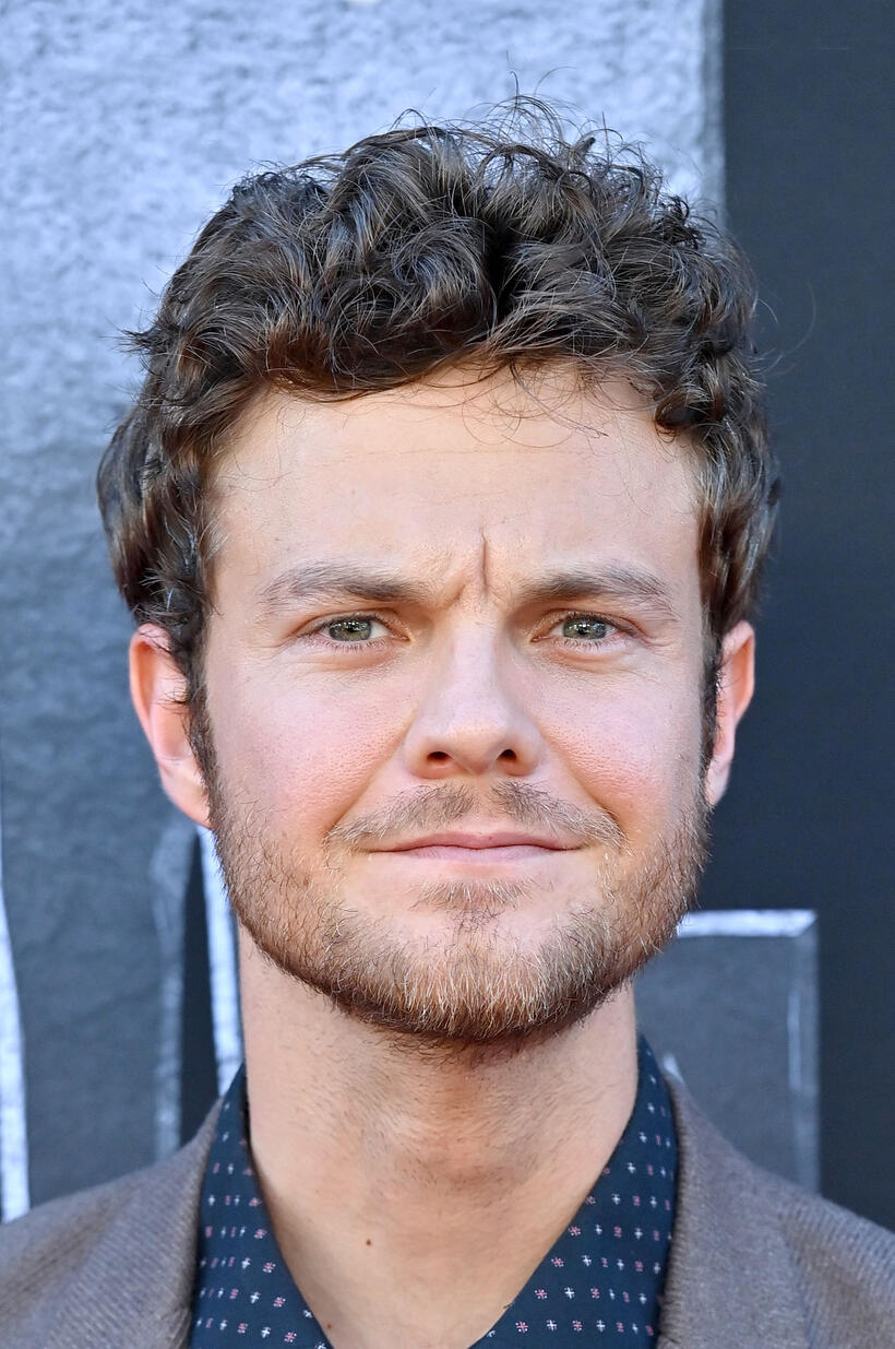 Jack Quaid at the premiere of "Prey" in Los Angeles.